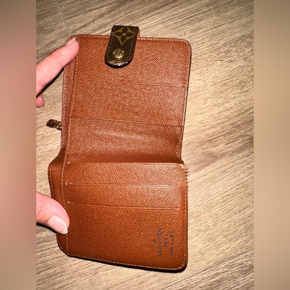 Louis Vuitton Brown and Gold Monogram Wallet - Picture 8 of 14